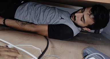 Aldığı nefes yakayı ele verdirdi