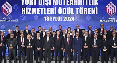 Başarılı 'Yurt Dışı Müteahhitlik Hizmetleri' ödüllendirildi