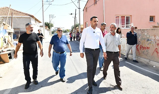 Başkan Yıldız Kaklıç'ta yol sözünü tuttu