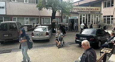 Bursa Çekirge Devlet Hastanesinde yoğunluk yaşanıyor