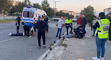Bursa'da motor kazası