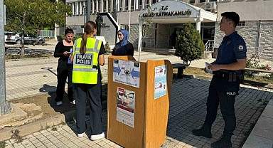 Bursa İl Emniyet Müdürlüğü vatandaşları bilgilendirdi