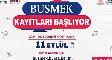 BUSMEK'te yeni dönem kayıtları başladı