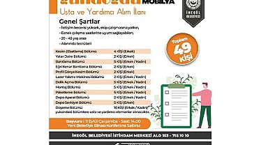 Gündoğdu Mobilya 49 Personel Alacak