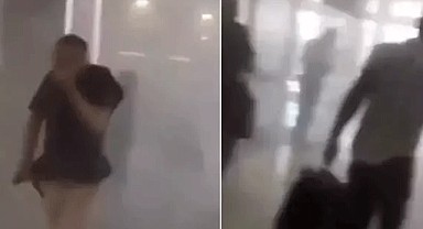 Havalimanında panik dolu anlar!
