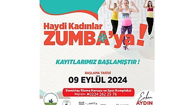 Kadınlar için zumba dersleri başlıyor