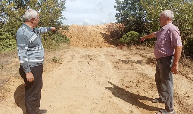 Keşan OSB'den dolayı tarlalarına giremiyorlar