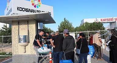 Kocasinan, ikram çeşmesiyle Kayserililerin gönüllerini fethediyor
