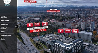 "Melikgazi 360" ile Melikgazi'yi keşfetmek çok kolay