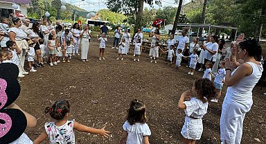 Muğla'da kreş öğrencileri 'Koleksiyon Bahçesi'nde