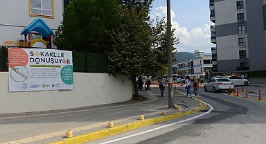 Nilüfer’de sokaklar çocuklar için dönüşüyor