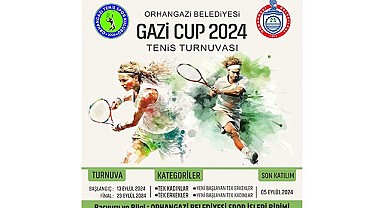 Orhangazi Belediyesi Gazi Cup 2024 Tenis Turnuvası Büyük Bir Heyecanla Başlıyor.