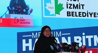 Safiye Bitmez'den İzmitlilere teşekkür