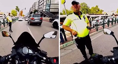 Trafik Polisinin İlginç Denetim Anı: Ceza Yerine “Sevgiyi” Tercih Etti