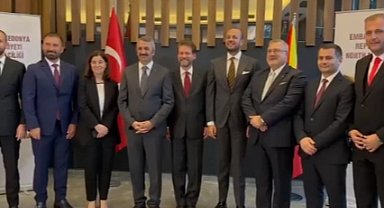 Vali Sezer, Kuzey Makedonya Cumhuriyeti'nin 33.kuruluş resepsiyonuna katıldı