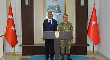 Vali Yunus Sezer'den Tuğgeneral Gürcan Sezengöz'e ziyaret