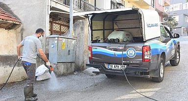 Yıldırım 'da İlaçlama Çalışmaları Devam Ediyor
