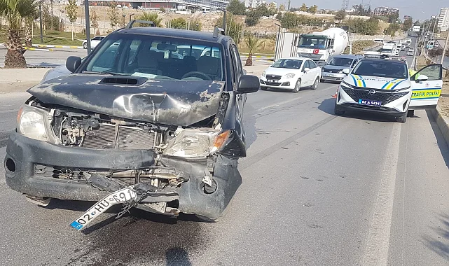 Adıyaman'da zincirleme kaza: 3 yaralı