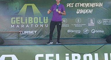 Ahmet Tek'ten Gelibolu Maratonu'nda bir başarı daha