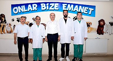 Başkanı Er, Hayvan Barınağı ve Doğal Yaşam Alanını ziyaret etti