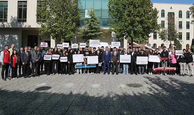 BTÜ öğrencilerinden TUSAŞ'a yapılan terör saldırısına tepki