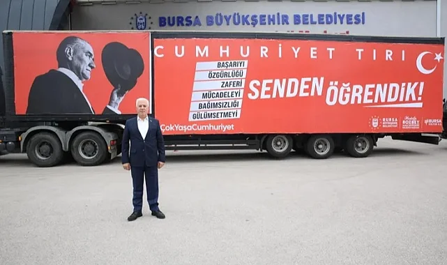 Bursa Büyükşehir Belediyesi, Cumhuriyetin 101'nci yılını görkemli kutluyor