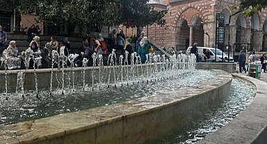 Bursa Büyükşehir Belediyesi, sembol haline gelen havuzların temizliğine önem veriyor