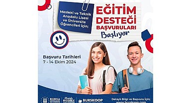 Bursa Büyükşehir’de eğitim desteği başvuruları başlıyor
