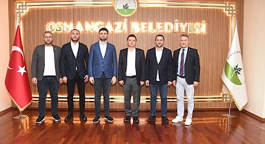 Bursaspor Yönetiminden Başkan Aydın’a ziyaret