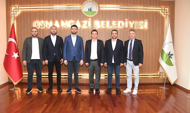 Bursaspor Yönetiminden Başkan Aydın'a ziyaret