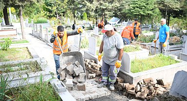 Çayırova'da Akse Mezarlığı'na bakım