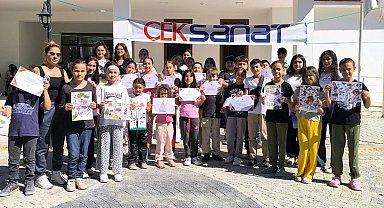 ÇEKSANAT, Harmancıklı çocukları sanat atölyeleriyle buluşturdu