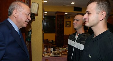 Cumhurbaşkanı Erdoğan'dan Çengelköy turu