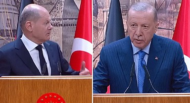 Erdoğan'dan Scholz'a Sert Yanıt: 