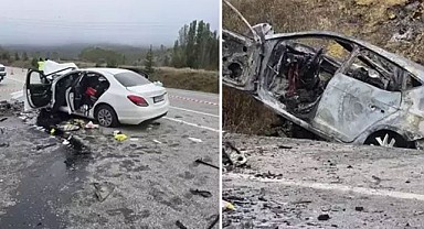 Erzincan'da Feci Kaza : 5 Kişi Hayatını Kaybetti !