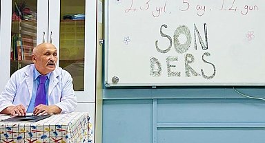 Giresun'da 'son ders'te öğretmene duygusal veda