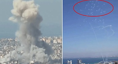 Hizbullah, İsrail'i 40 füze ile vurdu