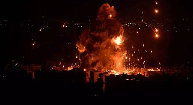 İsrail'den Beyrut'a saldırı!