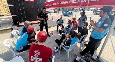 İtfaiyeden UMKE'ye iple erişim eğitimi