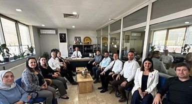 Keşan Belediyesi İmar ve Şehircilik Müdürü Benhur Felek'e ziyaret