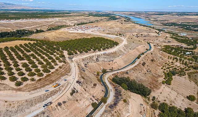 Malatya kırsalına MASKİ'nin altyapısı sürüyor... Depremler sonrası altyapı yenileniyor