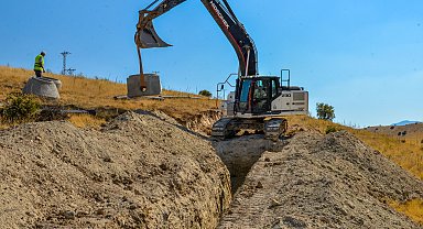 Malatya'da Akçadağ Dedeköy'e 3 bin 700 metre altyapı
