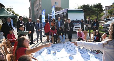 Mavi Nefes Projesi'nin Eğitim Otobüsü'nün üçüncü durağı Keşan oldu