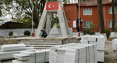 Mustafakemalpaşa'da şehitlik yenileniyor