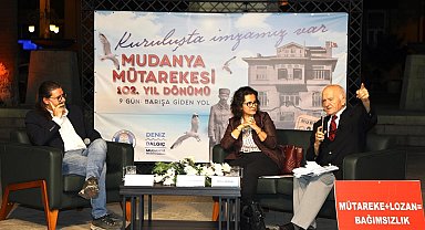 Mütareke Günleri söyleşi ile Mudanyalılar zaman yolculuğuna çıktı