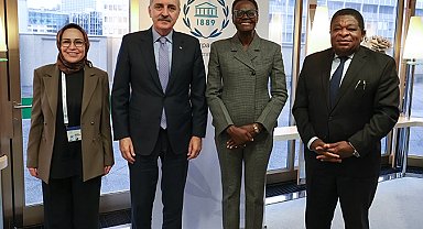 TBMM Başkanı Kurtulmuş, PAB Başkanı Ackson'la görüştü
