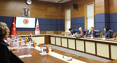 TBMM Dışişleri Komisyonu Letonya Bakanı'nı ağırladı