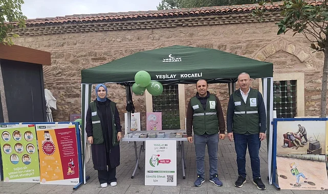 Yeşilay Gebze standına yoğun ilgi