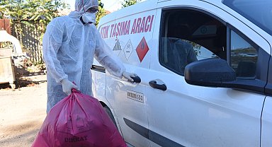 Yıldırım'da 580 kilogram zirai ilaç atık kutusu toplandı