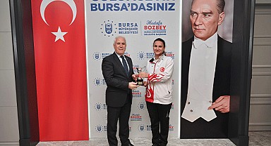 Başkan Bozbey, dünya şampiyonu Dilek Yavaş’ı ağırladı